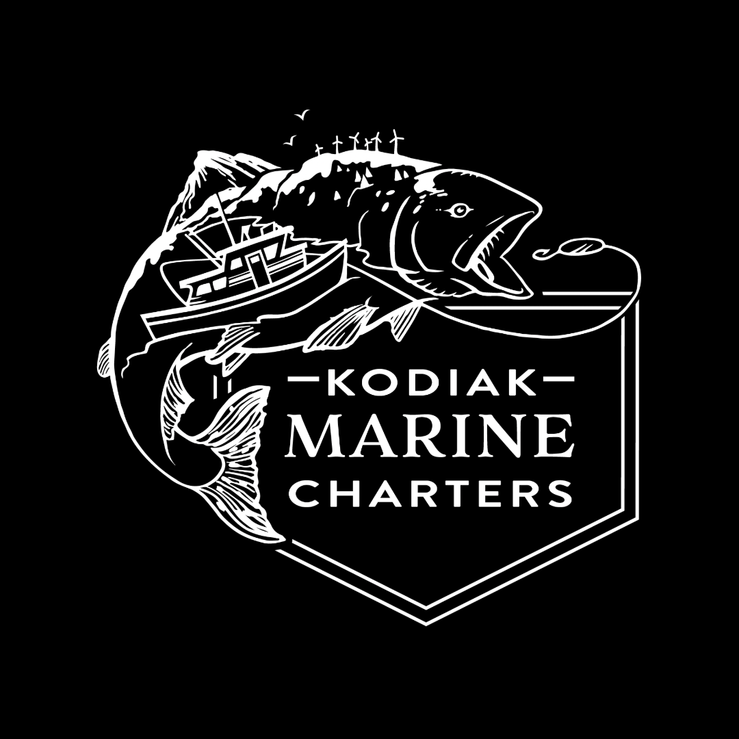 "Kodiak Marine Charters" with an image of a fish